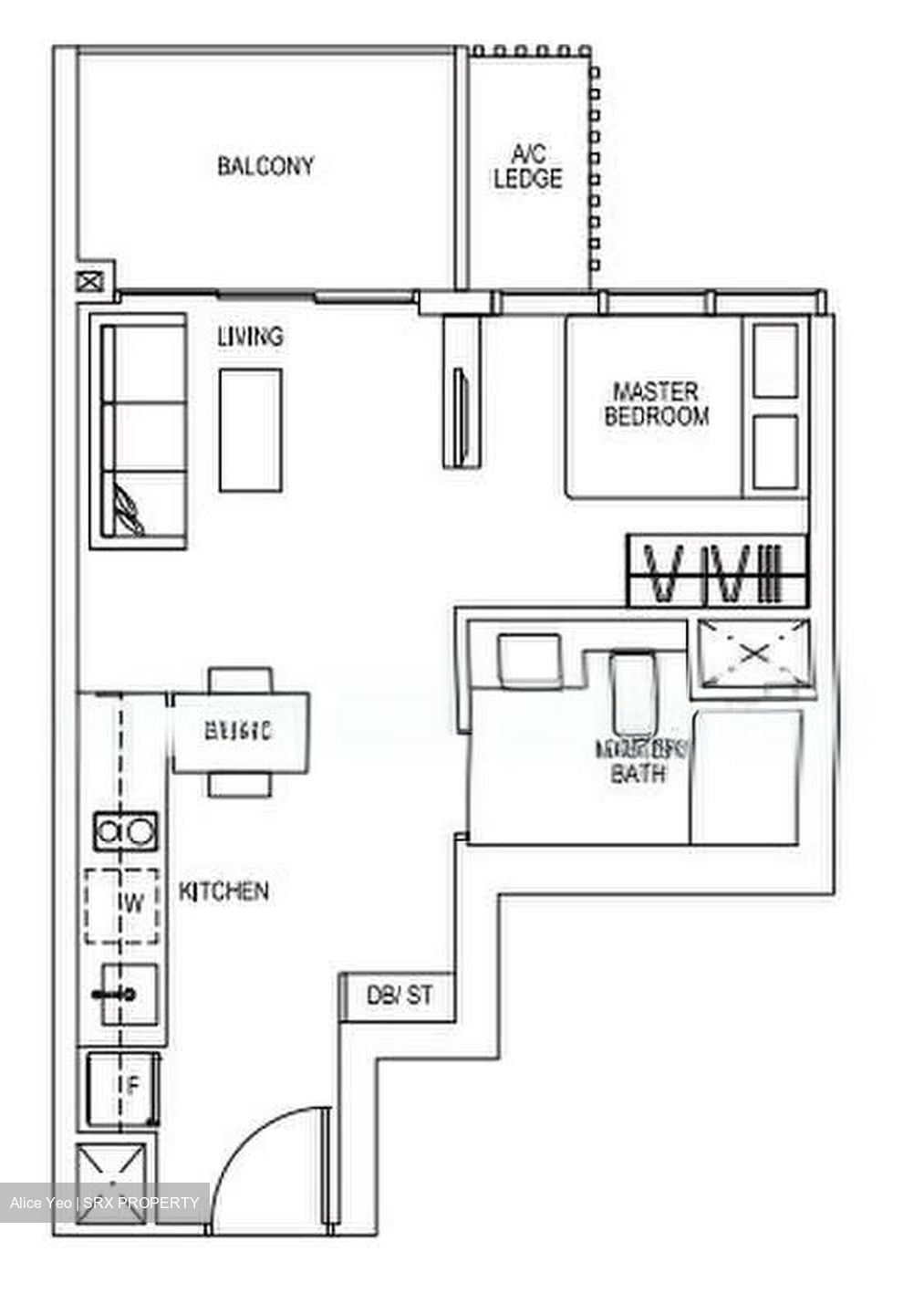 Sims Urban Oasis (D14), Condominium #580295231